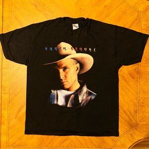 Vintage Garth Brooks T-Shirt Mens XL Black 1998 90s Tour Concert Country Music